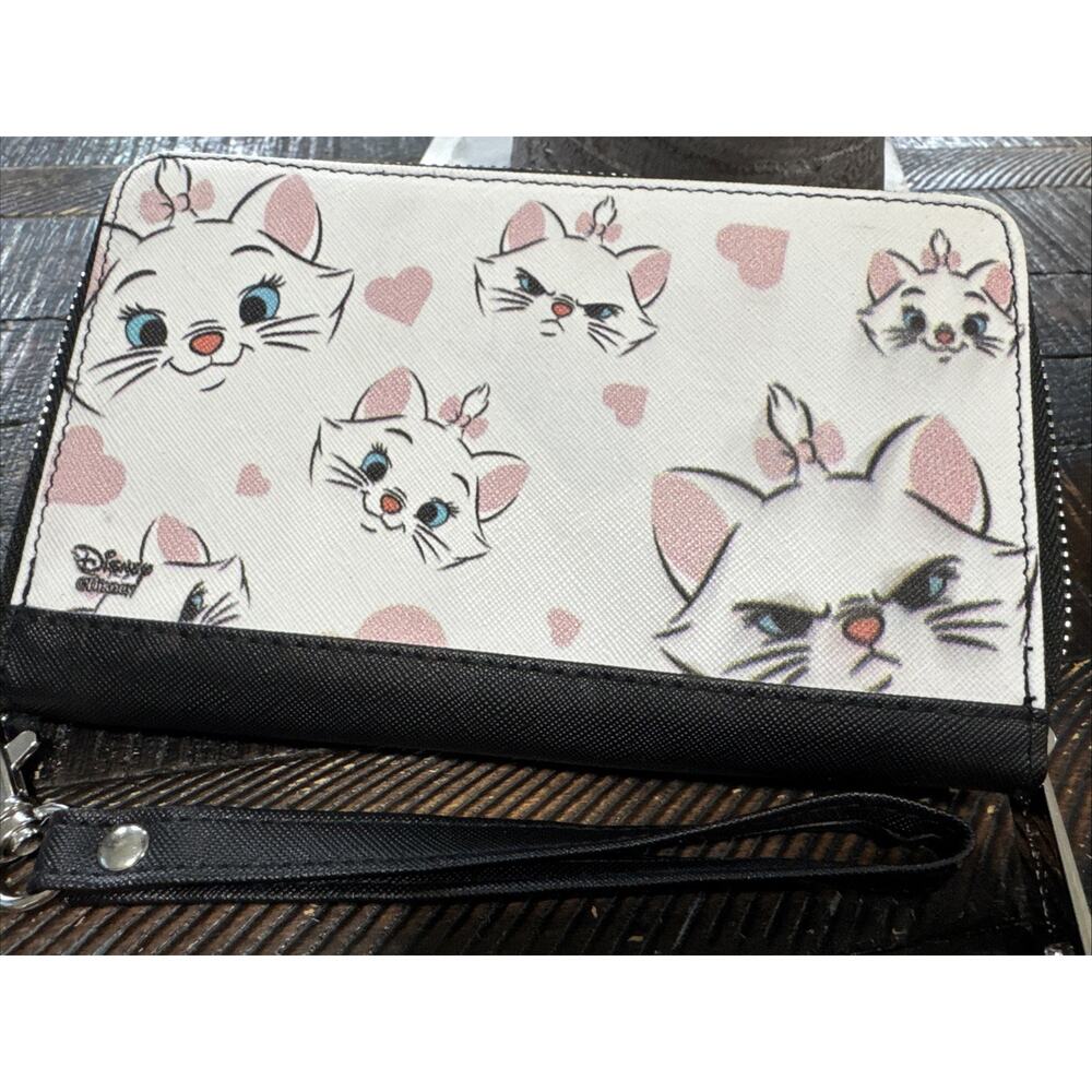 Buckle Down Disney Aristocats Zip Around Wristlet Wallet Cat Lovers